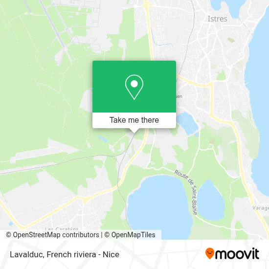 Lavalduc map
