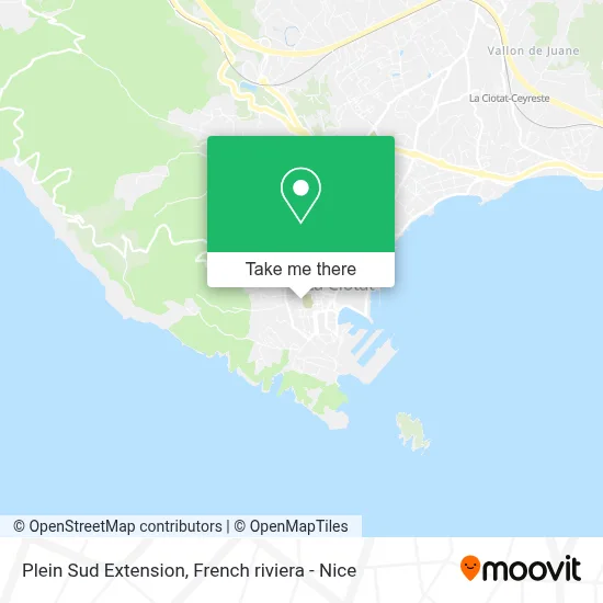 Plein Sud Extension map