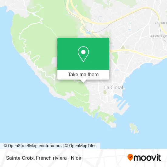 Sainte-Croix map
