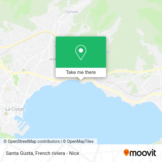 Santa Gusta map