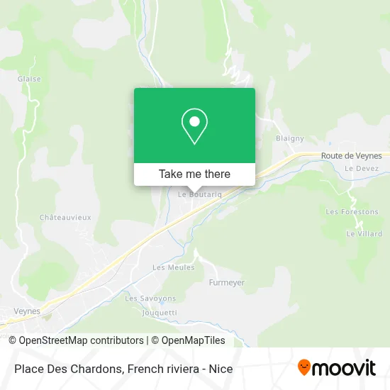 Place Des Chardons map