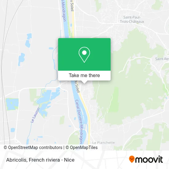 Abricolis map