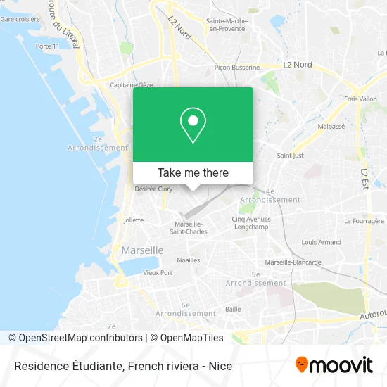 Résidence Étudiante map