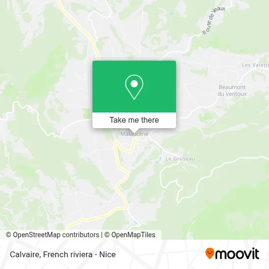 Calvaire map