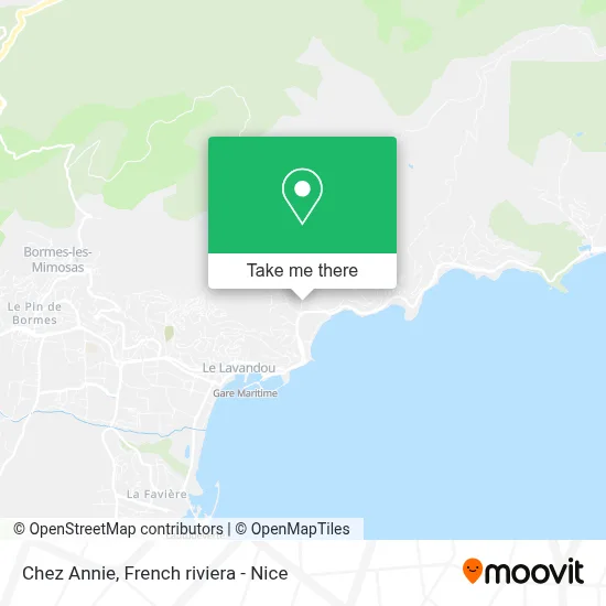 Chez Annie map