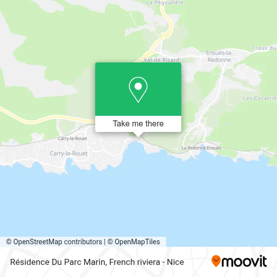 Résidence Du Parc Marin map