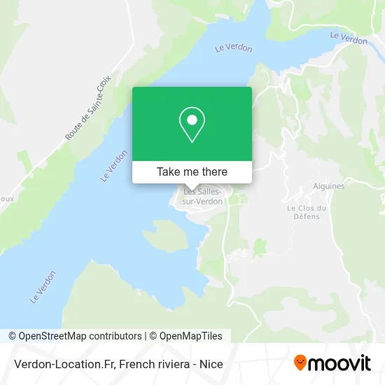 Verdon-Location.Fr map
