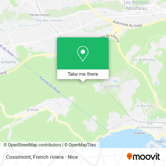 Cossimont map