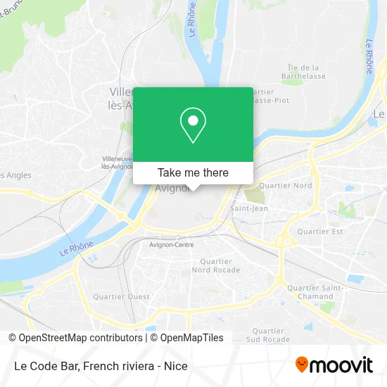 Mapa Le Code Bar