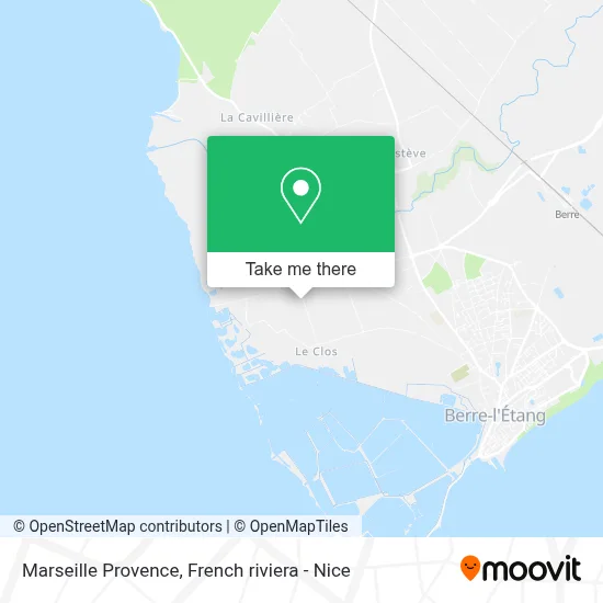 Marseille Provence map