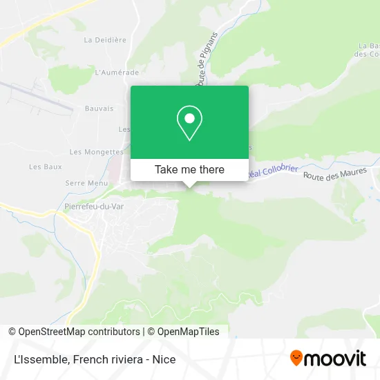 L'Issemble map