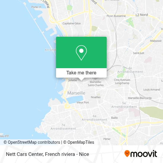 Nett Cars Center map