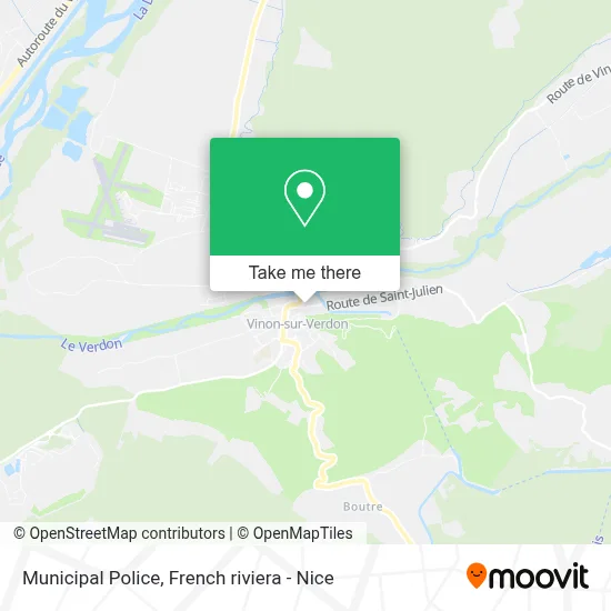 Police Municipale map
