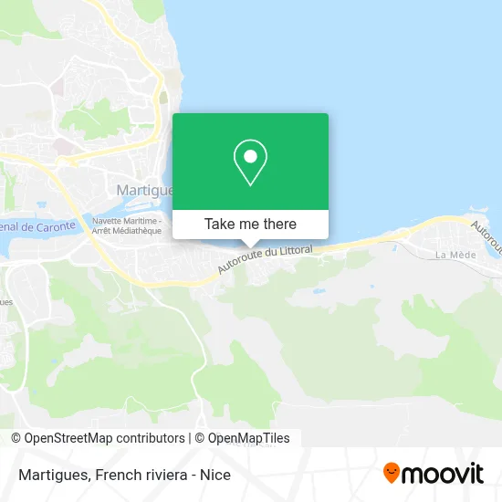 Martigues map