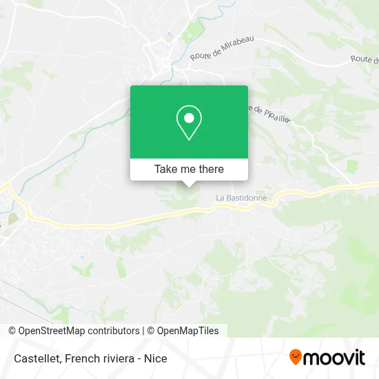 Castellet map