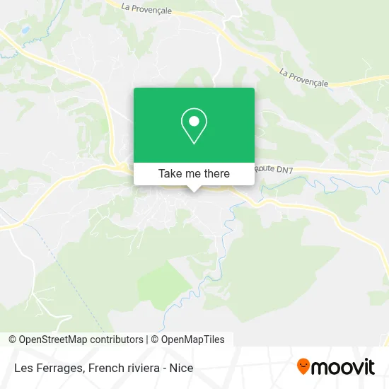 Les Ferrages map