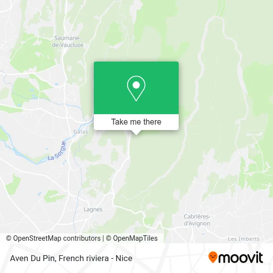Aven Du Pin map