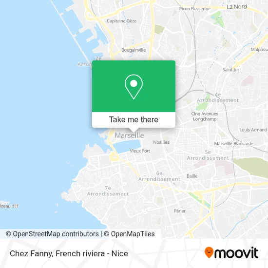 Chez Fanny map