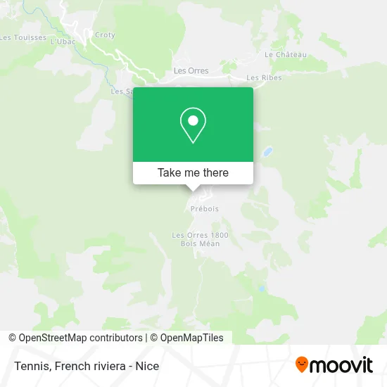 Tennis map