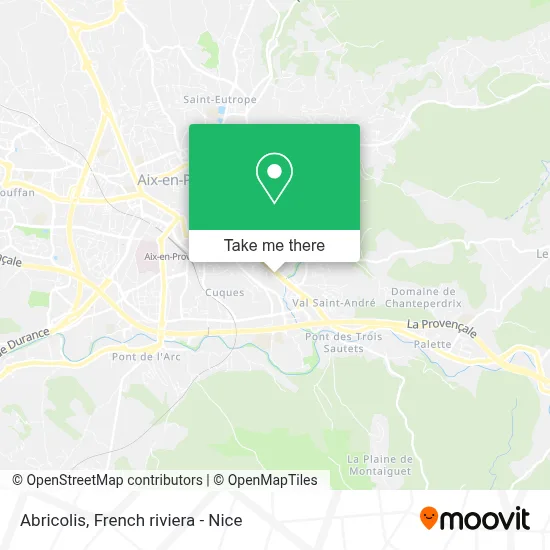 Mapa Abricolis