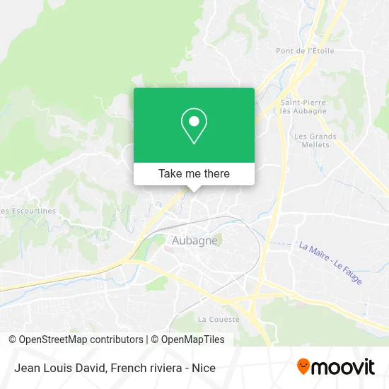 Jean Louis David map