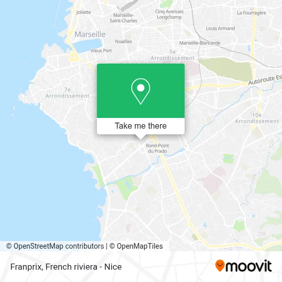 Franprix map