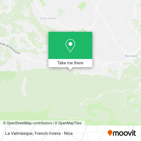 La Valmasque map