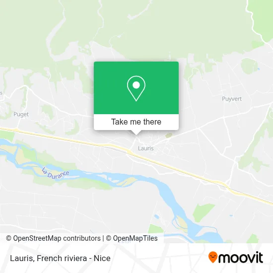 Lauris map