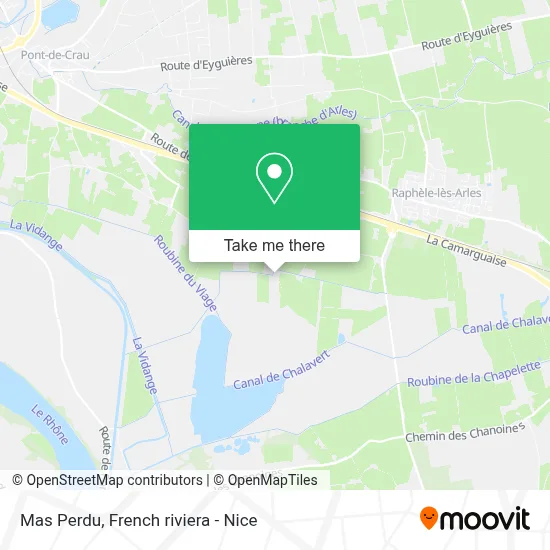 Mas Perdu map