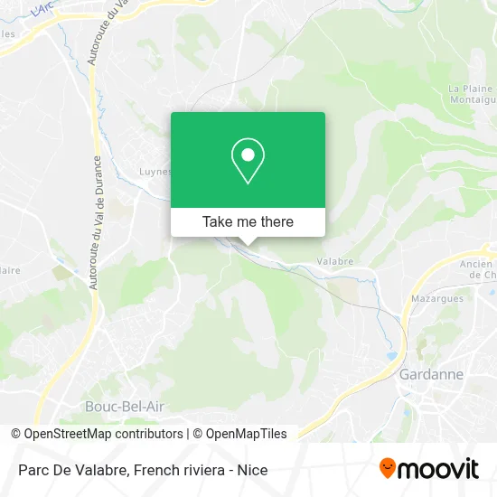 Parc De Valabre map