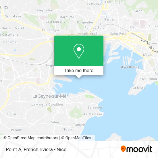 Point A map