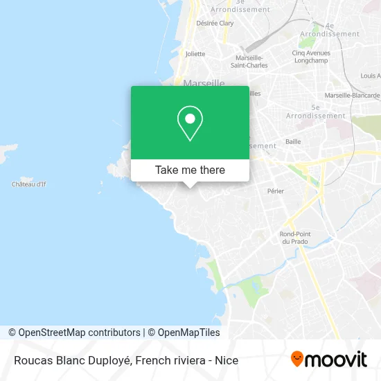Roucas Blanc Duployé map