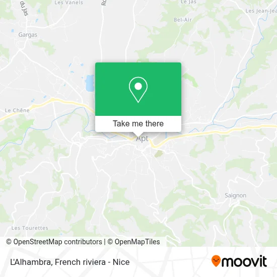 L'Alhambra map