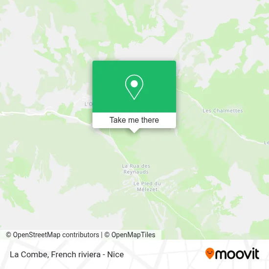 La Combe map