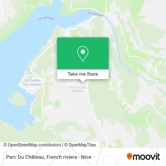 Parc Du Château map
