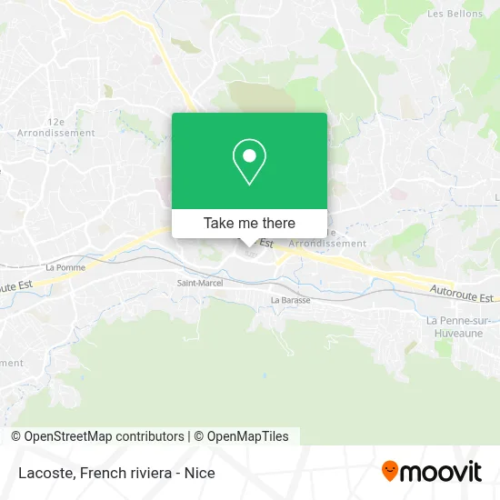 Lacoste map