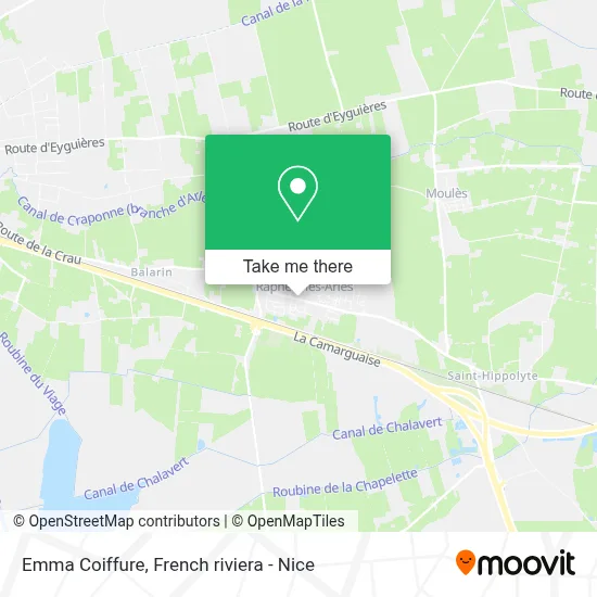 Emma Coiffure map