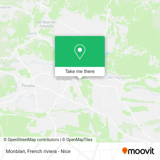 Monblan map