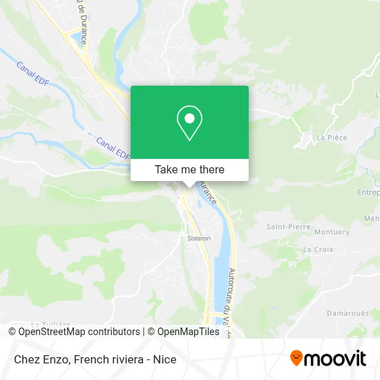 Chez Enzo map