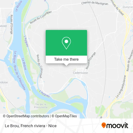 Le Brou map