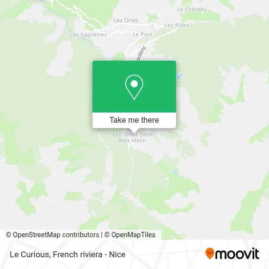 Le Curious map