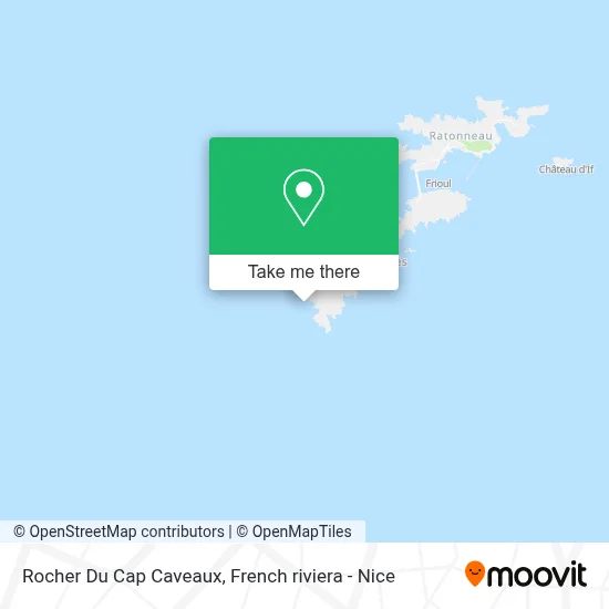 Rocher Du Cap Caveaux map