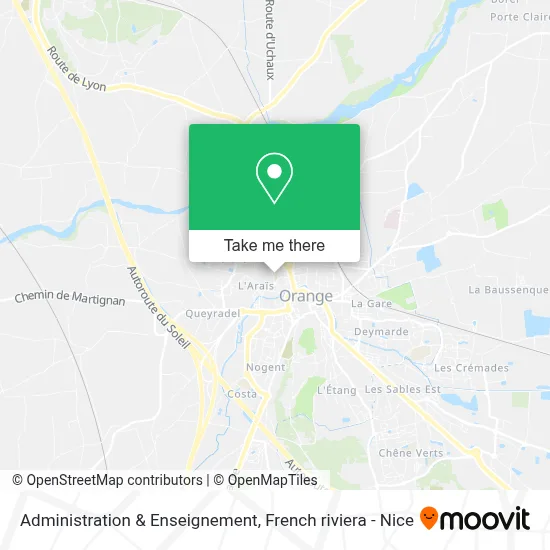 Administration & Enseignement map