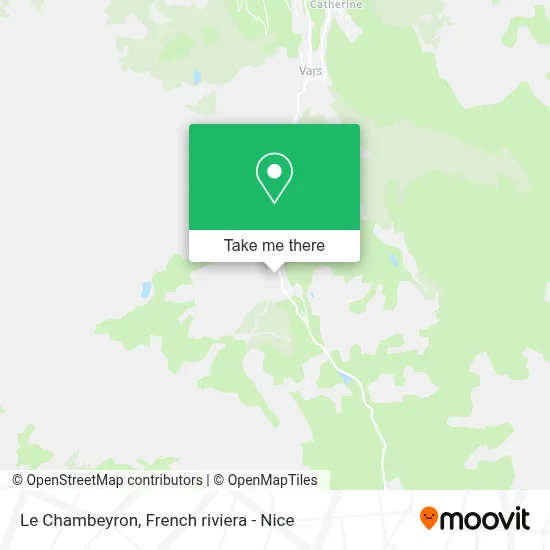Le Chambeyron map