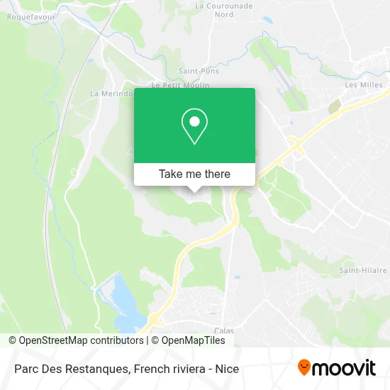 Parc Des Restanques map