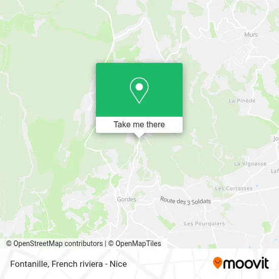 Fontanille map