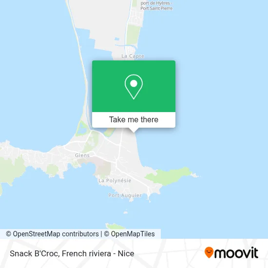 Snack B'Croc map