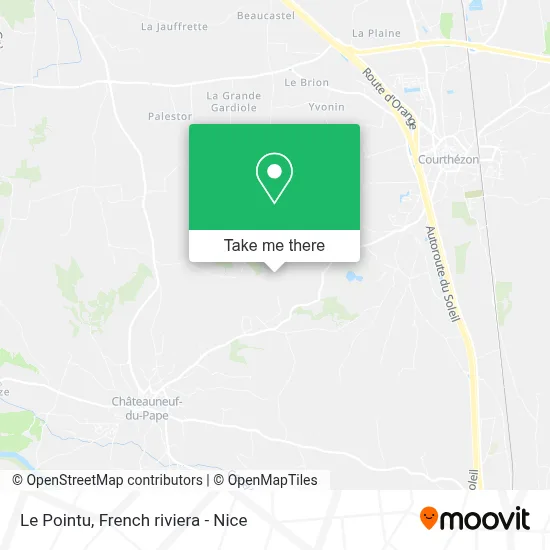 Le Pointu map