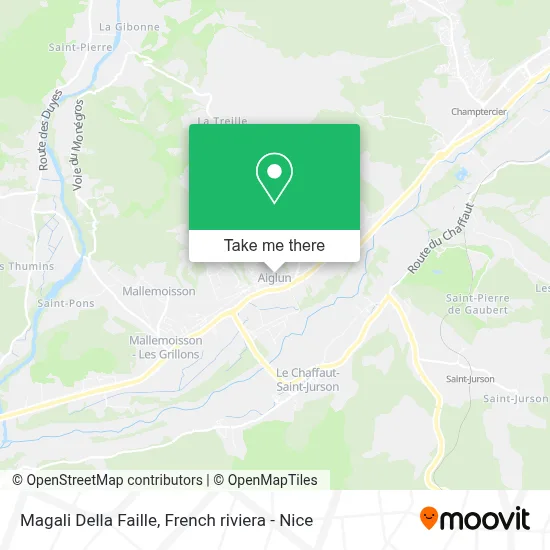 Magali Della Faille map