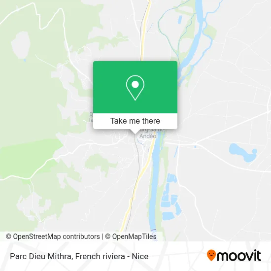 Parc Dieu Mithra map